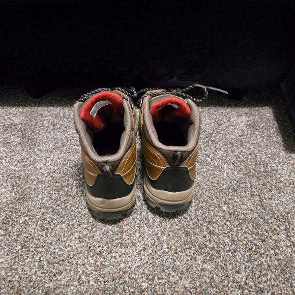 Eddie Bauer Brandon Leather Combat Boots, Men's Size 10, Brown, Hiking Boots - Picture 3 of 4